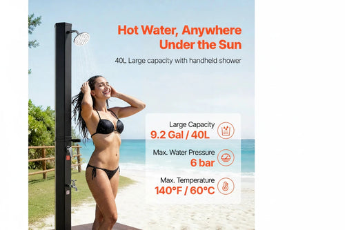 Marlowe's 40L Outdoor Heated Shower