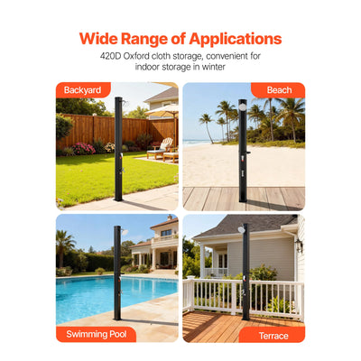 Marlowe's 40L Outdoor Heated Shower