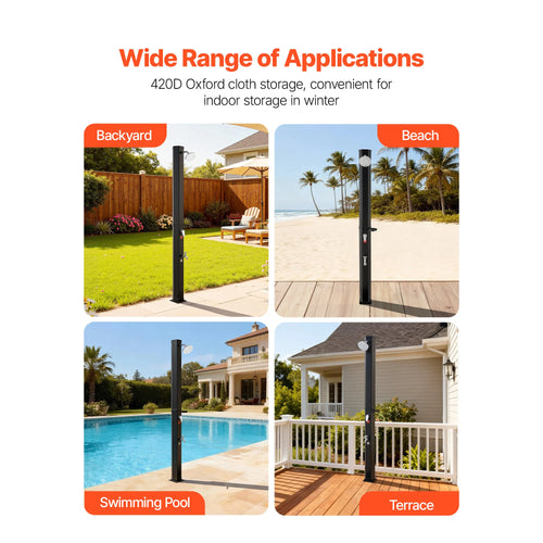 Marlowe's 40L Outdoor Heated Shower